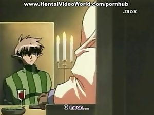 Hentai Catgirl has sex with an elf
