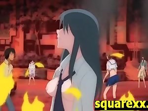 Horny Teen girls fuck hard a boy anime
