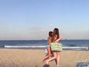 Teens girls big tits Beach Bait And Switch