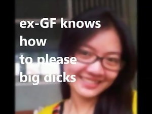 Indonesian ex-GF knows how to ride big cock