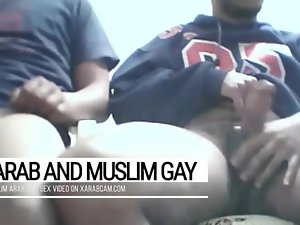 Arab gay brothers in fuck: Algerian studs fucking each other and cumming