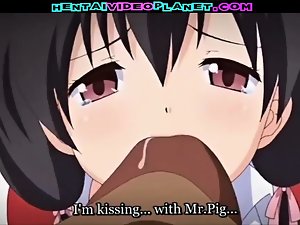 Babe used by massive monster by HentaiVideoPlanet