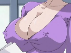 Huge titted hentai lezbos fingering each other