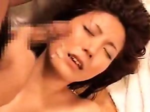 Enticing Oriental lady enjoys a rough fucking and takes a h